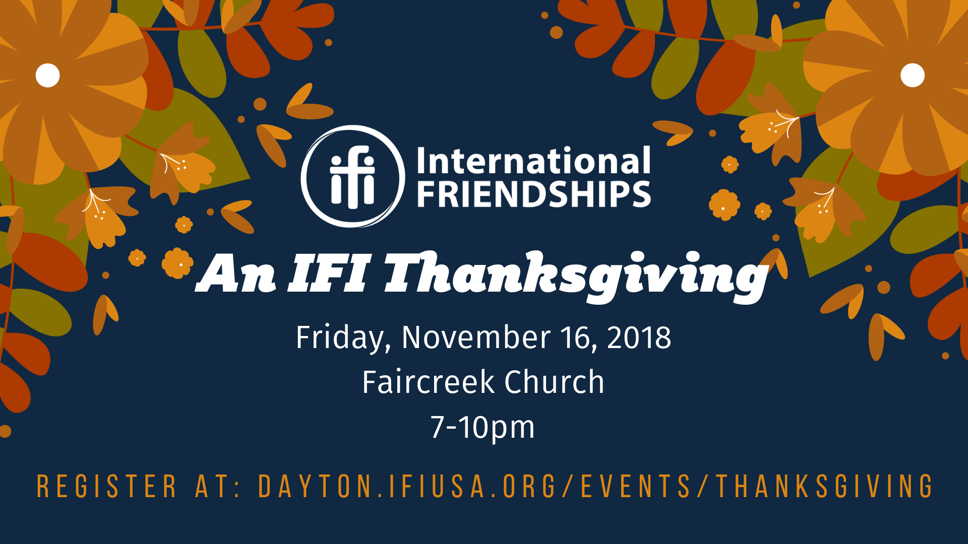 IFI Thanksgiving 2018